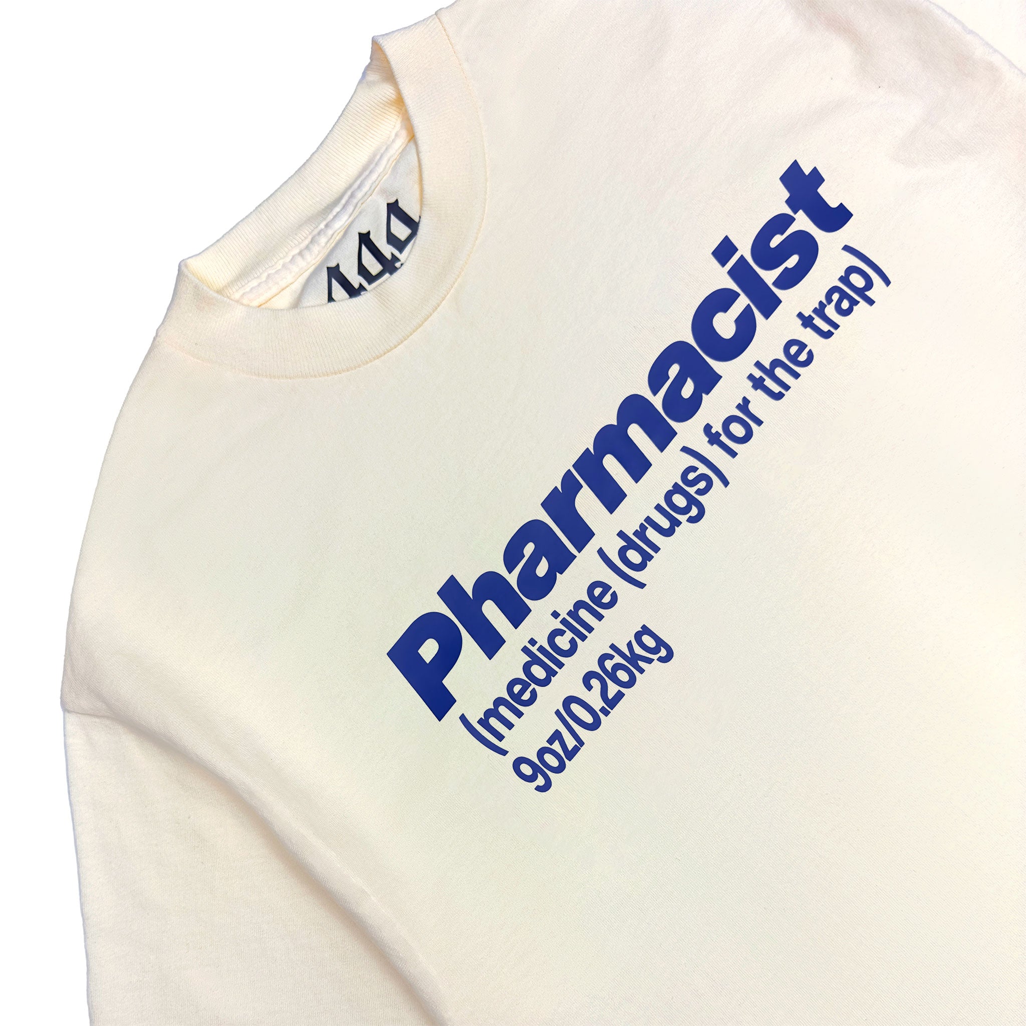 Street Pharmacist Tee (Faded Cream)